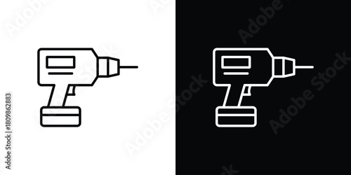 Drill icon. Modern simple vector collection