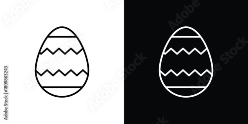 Easter egg icon. Modern simple vector collection
