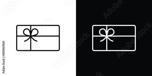 Gift card icon. Modern simple vector collection