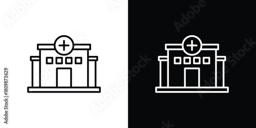 Hospital icon. Modern simple vector collection