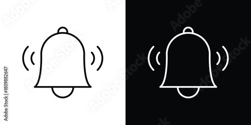 Notification bell icon. Modern simple vector collection