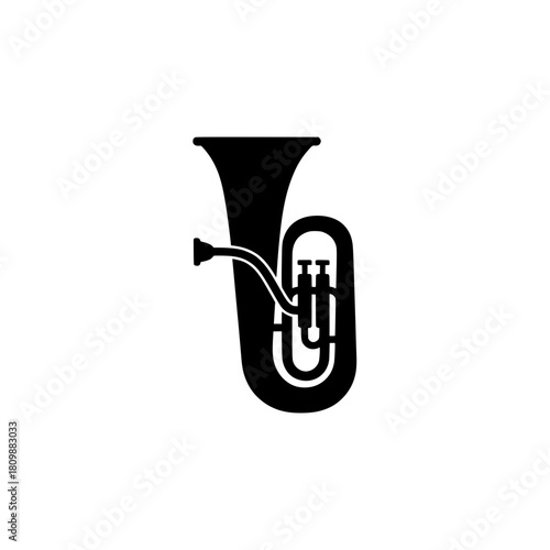 Tuba or Low Brass Wind Instrument Icon