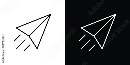 Paper plane icon. Modern simple vector collection