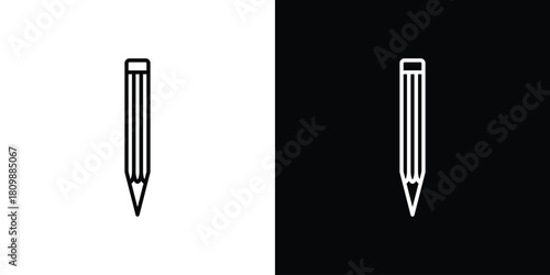 Pencil icon. Modern simple vector collection