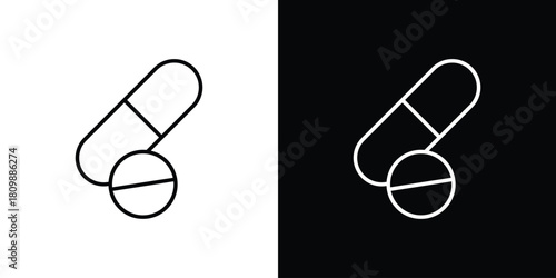 Pills icon. Modern simple vector collection