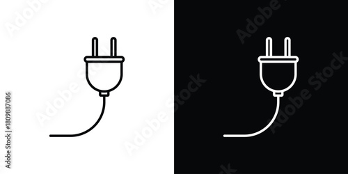 Plug adapter icon. Modern simple vector collection