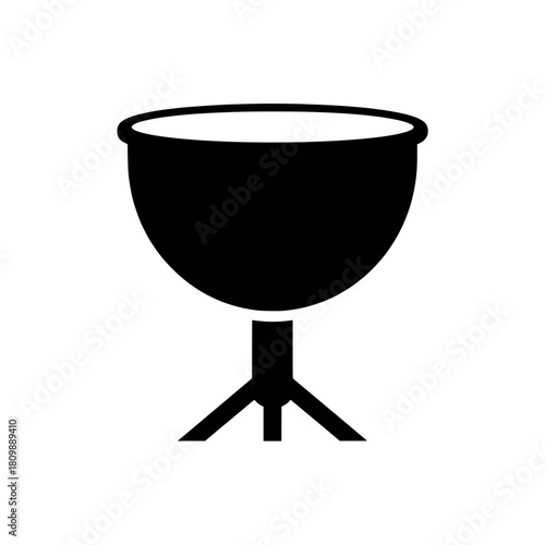 Timpani or Kettle Drum Percussion Instrument Icon