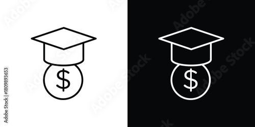 Scholarship icon. Modern simple vector collection