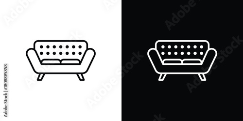 Sofa icon. Modern simple vector collection