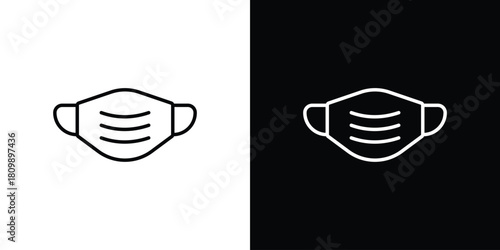 Surgical mask icon. Modern simple vector collection