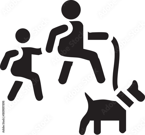 running man silhouette