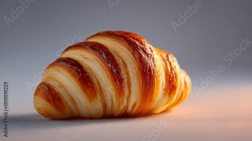 Wallpaper Mural Perfectly Baked Pastry on Soft Monochrome Background with Gentle Light and Texture Torontodigital.ca