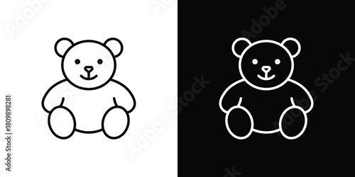 Teddy bear icon. Modern simple vector collection