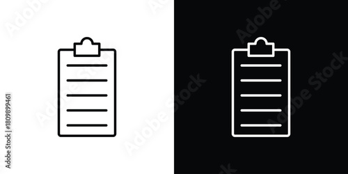 Todo list icon. Modern simple vector collection