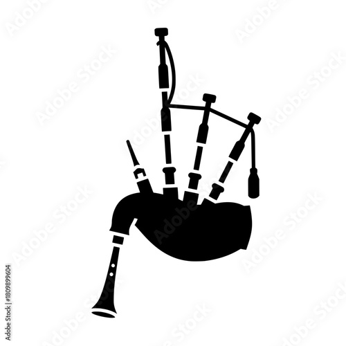 Scottish Bagpipes Wind Instrument Icon
