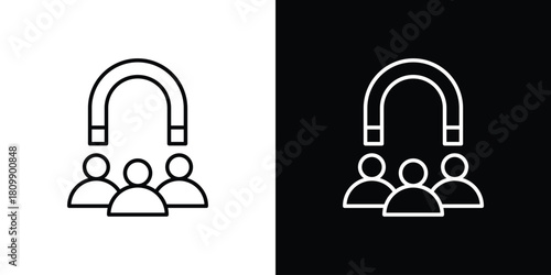 User engagement icon. Modern simple vector collection