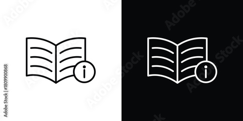 User guide icon. Modern simple vector collection
