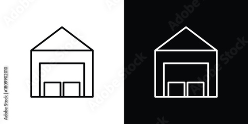 Warehouse icon. Modern simple vector collection