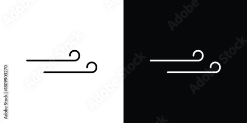 Windy icon. Modern simple vector collection