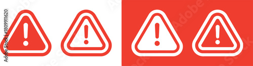warning, alert, danger, caution, attention, hazard, sign, symbol, exclamation, mark, triangle, red, white, background, isolated, graphic, icon, safety, error, notification, information, concept, emerg