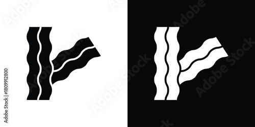 Bacon icon - perfect for UI UX design