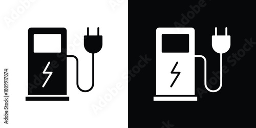 Charging station icon - perfect for UI UX design