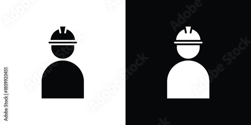 Construction worker icon - perfect for UI UX design