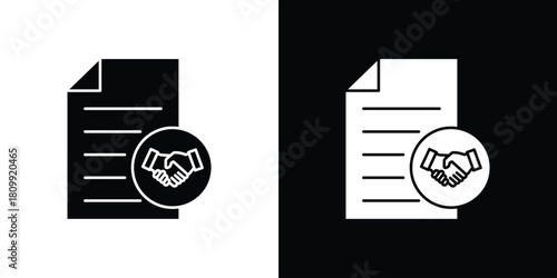 Contract icon - perfect for UI UX design