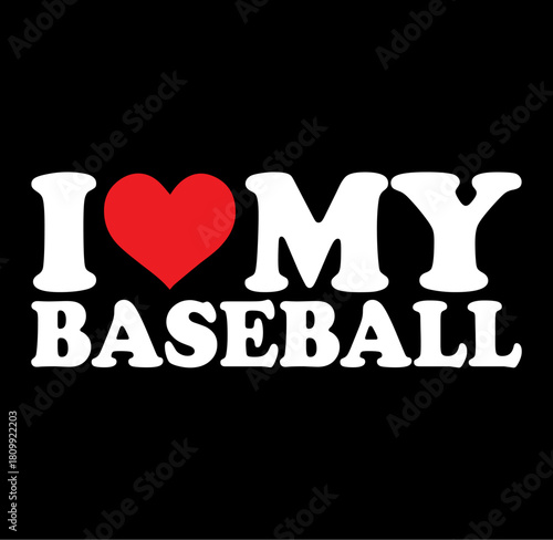 Express your passion for america s favorite pastime with this i love baseball design featuring a bold silhouette of a baseball player in action perfect for sports enthusiasts