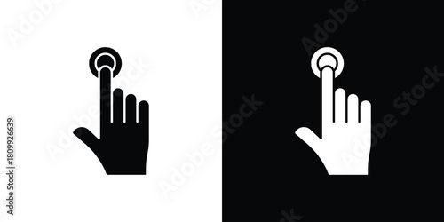finger tap icon - perfect for UI UX design