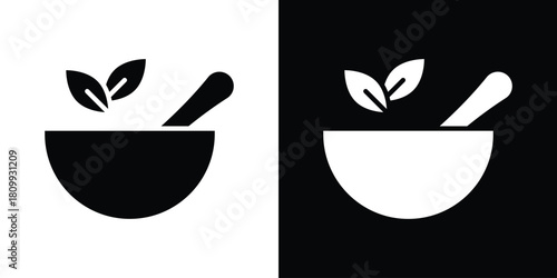 Herbal medicine icon - perfect for UI UX design