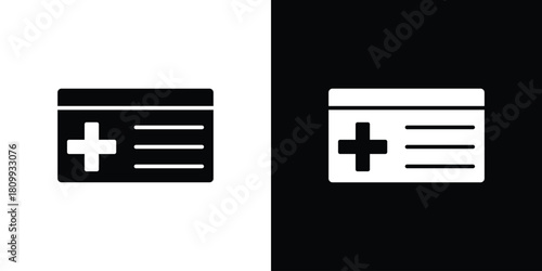 Insurance card icon - perfect for UI UX design