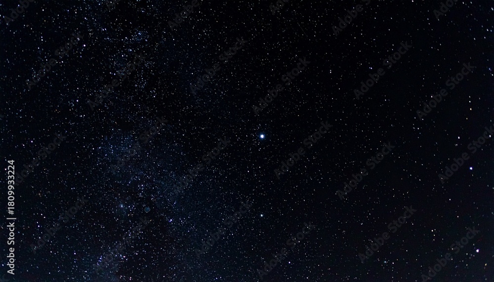 Fototapeta premium Night sky with stars sparkling and Galaxies on black background