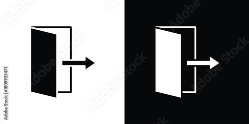 Logout icon - perfect for UI UX design