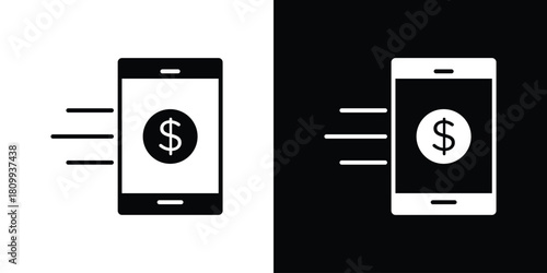 Mobile banking icon - perfect for UI UX design