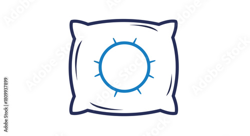 Comfortable pillow with a unique design