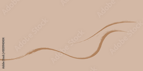 Abstract background vector illustration design concept featuring a green snail symbol, needle thread line, and bird shape art decoration