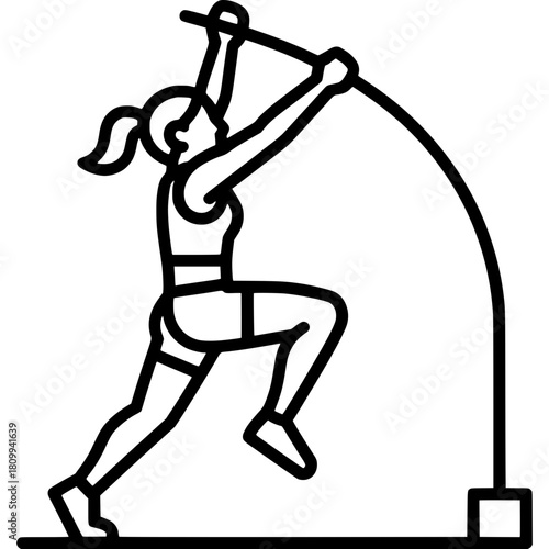 Pole Vault Icon