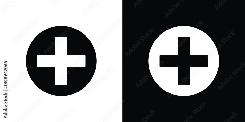 Obraz premium Plus icon - perfect for UI UX design