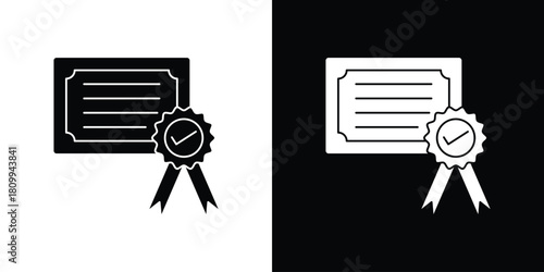 Qualification icon - perfect for UI UX design