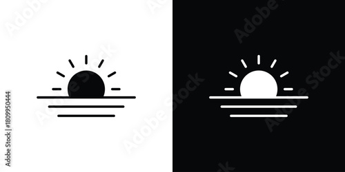 Sunrise icon - perfect for UI UX design