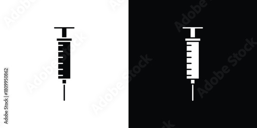 Syringe injection icon - perfect for UI UX design