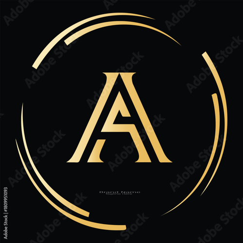 A  letter mark and monogram branding logo design with a leaf. And your best choice.	