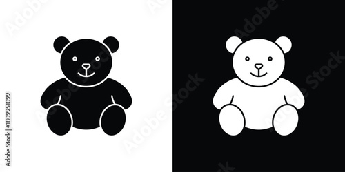 Teddy bear icon - perfect for UI UX design