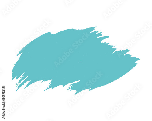 Teal aqua brush stroke texture element design background art