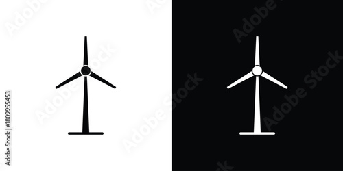 Wind turbine icon - perfect for UI UX design
