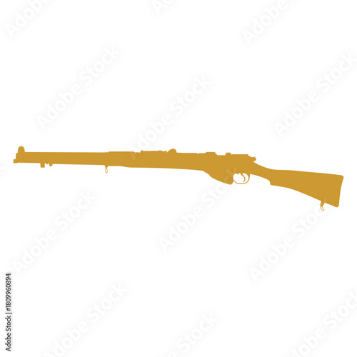 Vintage Rifle Silhouette