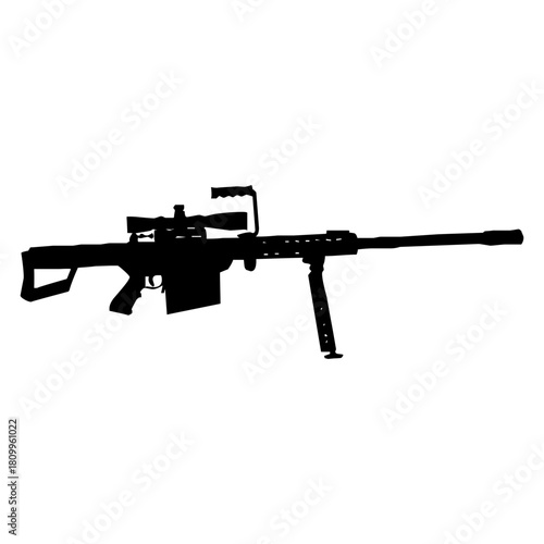 Sniper Rifle Silhouette