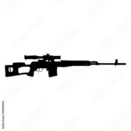 Sniper Rifle Silhouette