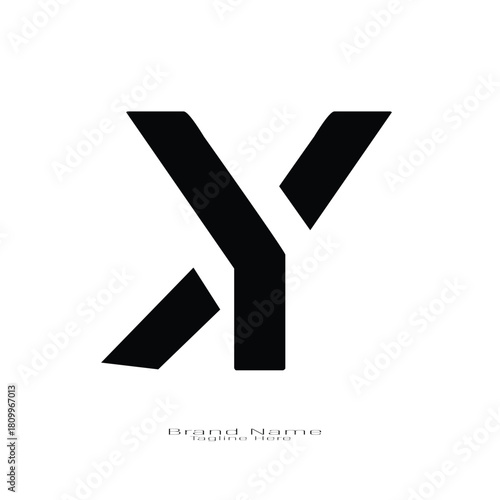 XY  letter mark and monogram branding logo design with a leaf. And your best choice.	